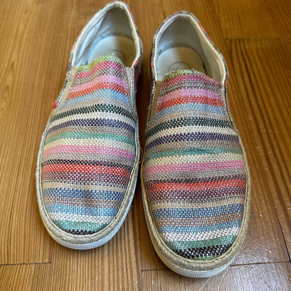 Jack Rogers rainbow slip on sneaker SIZE‎ 10M